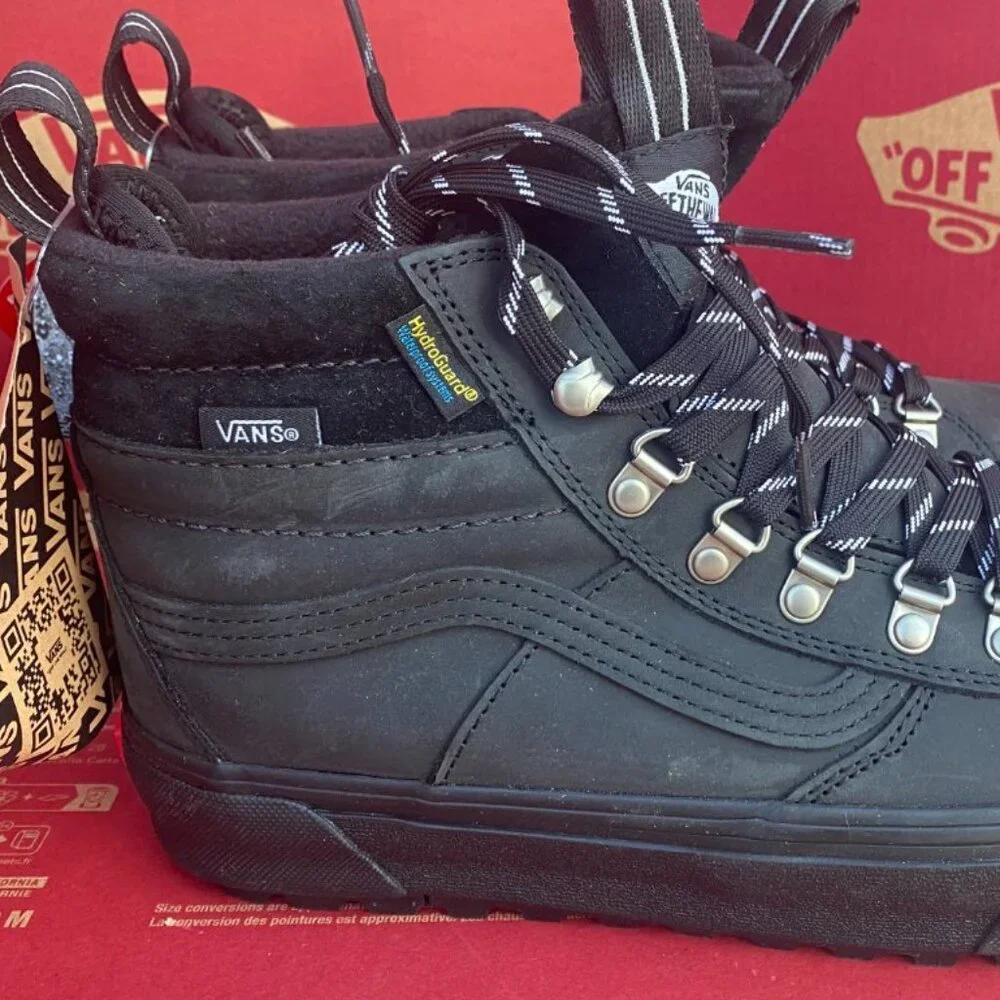 Vans Men's 7/Women's 8.5 Sk8-Hi DR MTE-2 Black Iguchi Blackout VN0009QMBLA